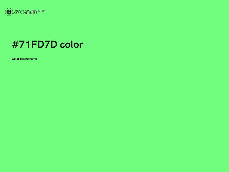 #71FD7D color image