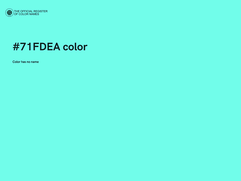 #71FDEA color image