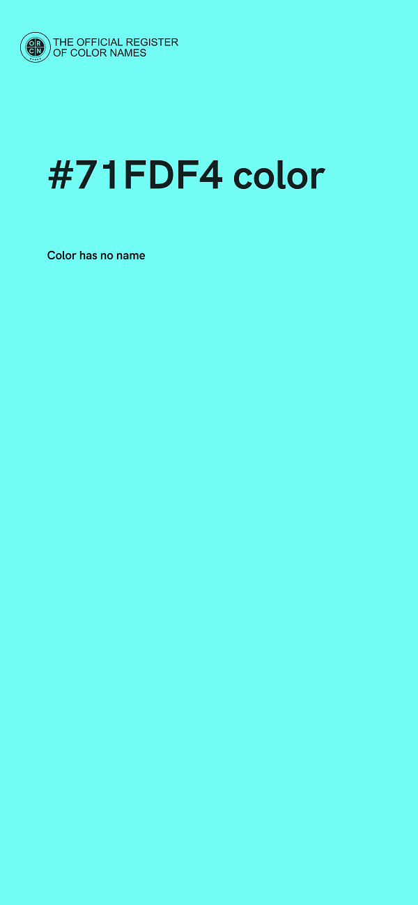 #71FDF4 color image