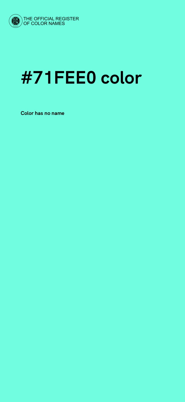 #71FEE0 color image