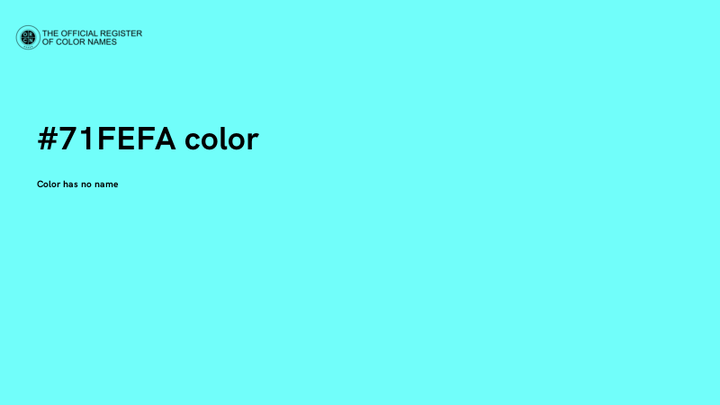 #71FEFA color image