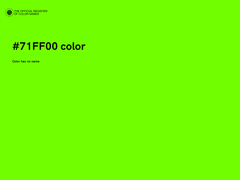 #71FF00 color image