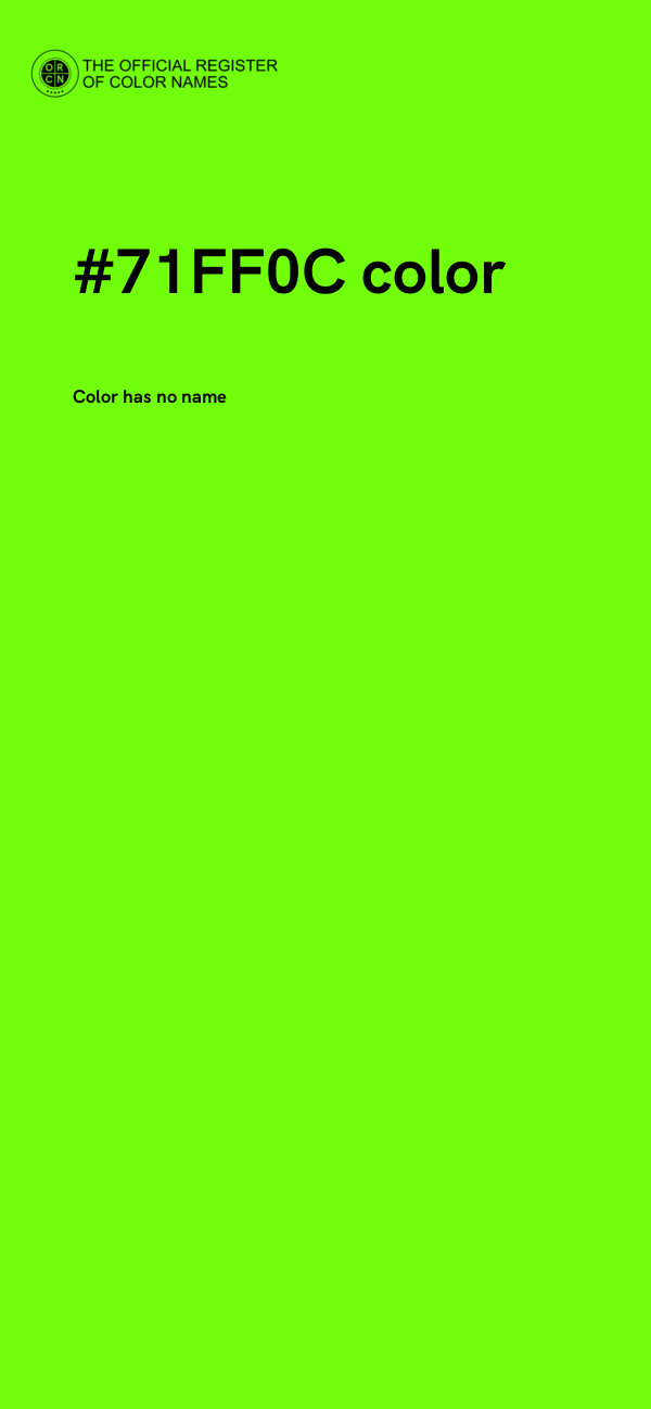 #71FF0C color image