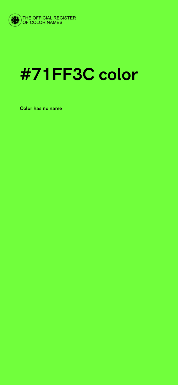 #71FF3C color image