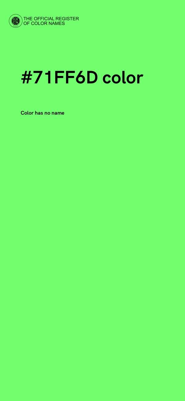 #71FF6D color image