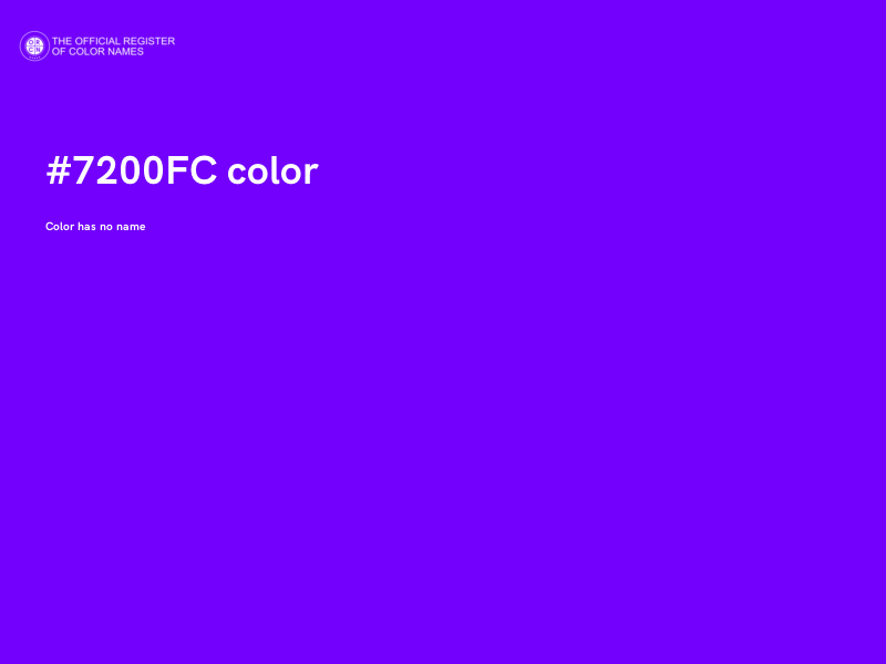 #7200FC color image