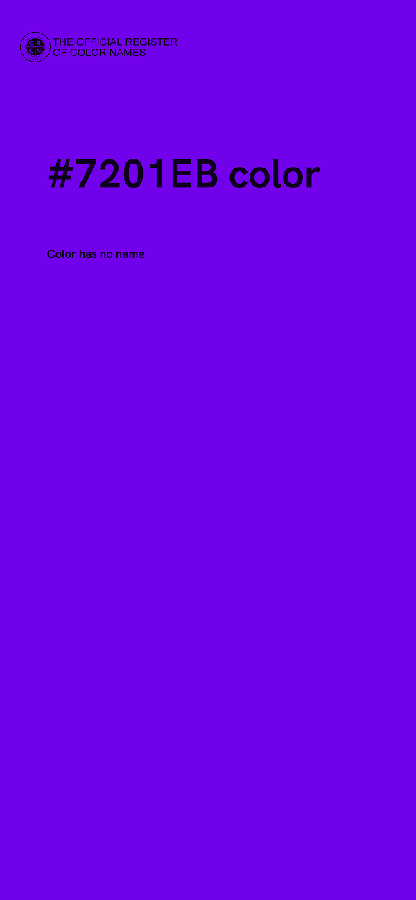 #7201EB color image