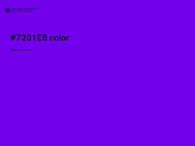 #7201EB color image