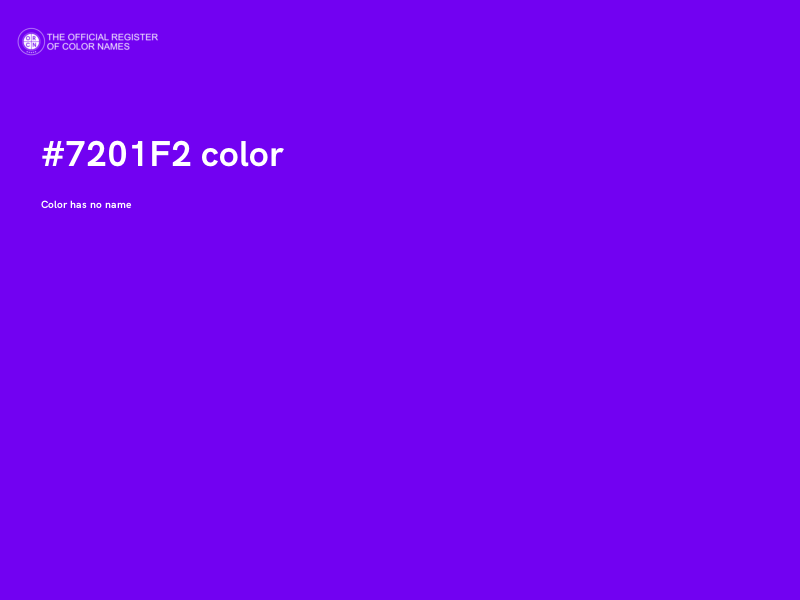 #7201F2 color image