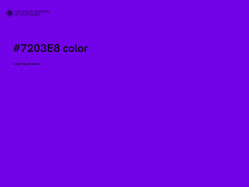 #7203E8 color image