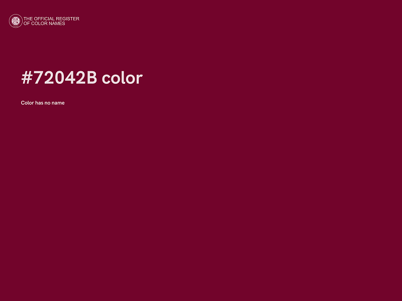 #72042B color image