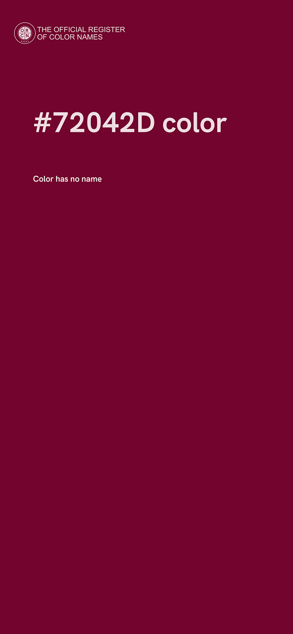 #72042D color image