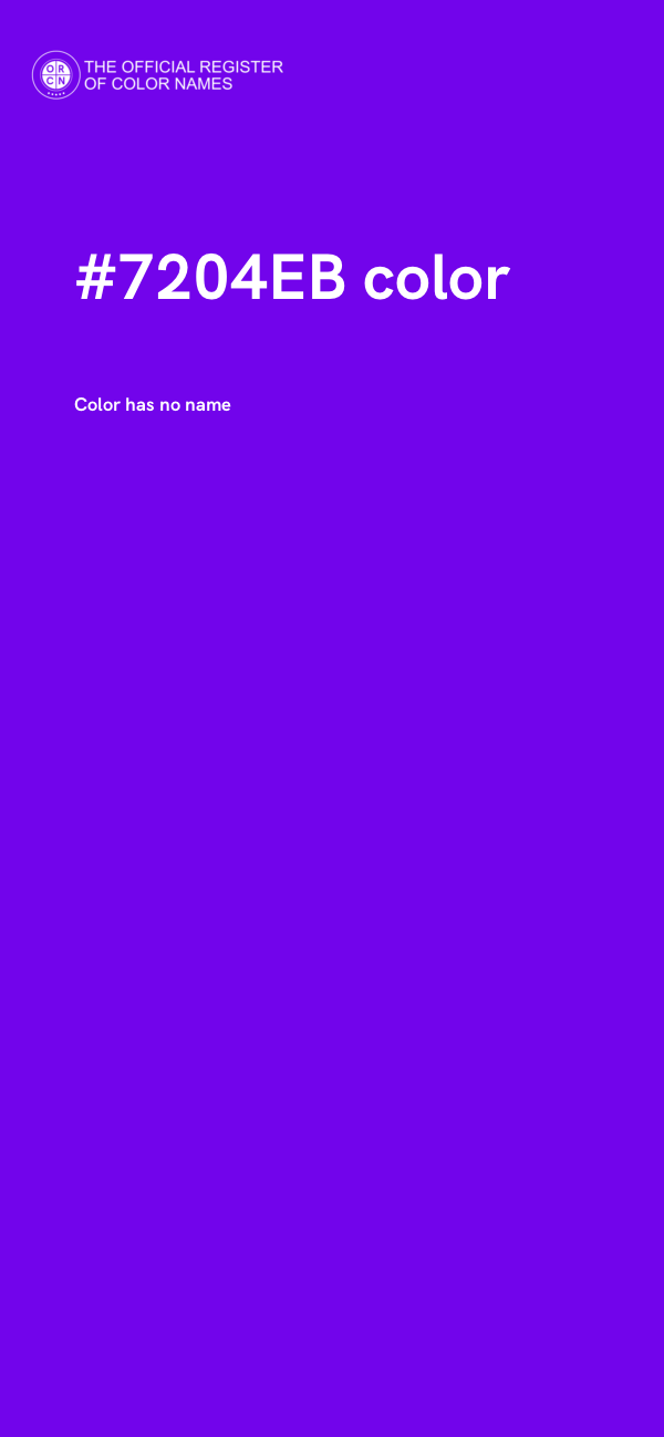 #7204EB color image