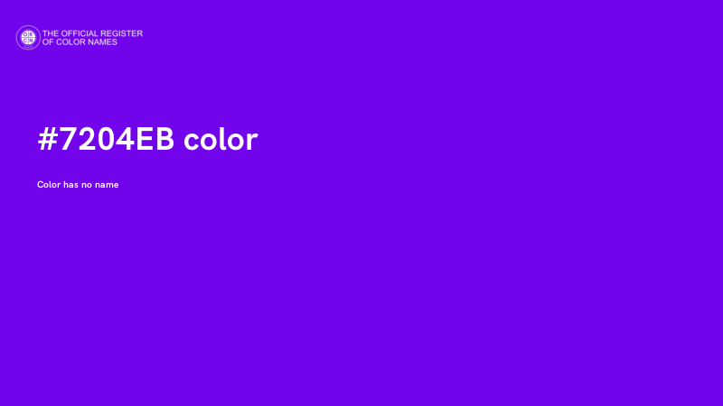 #7204EB color image