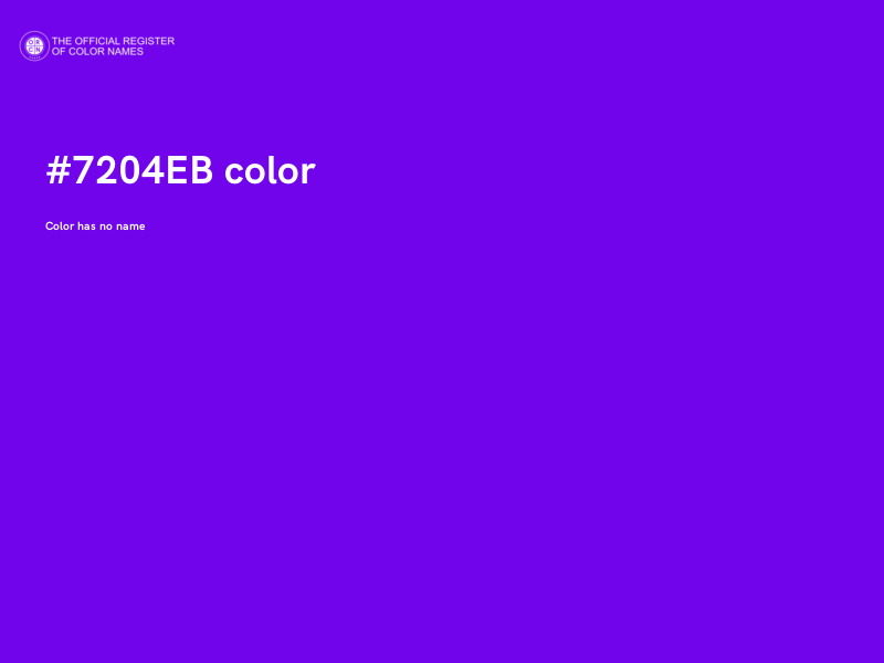 #7204EB color image