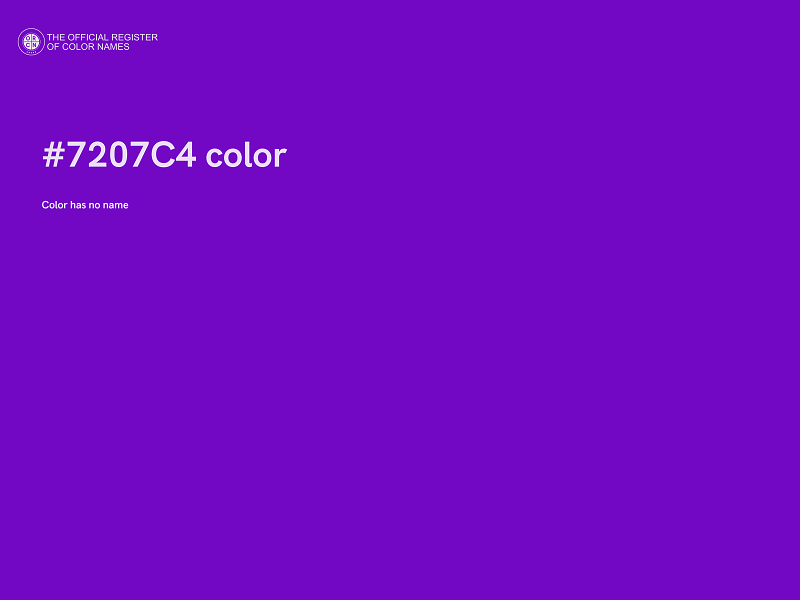 #7207C4 color image