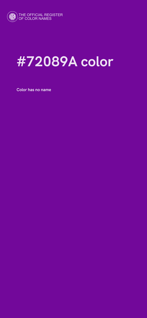#72089A color image