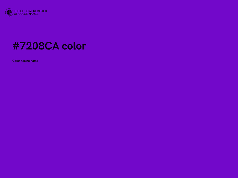 #7208CA color image