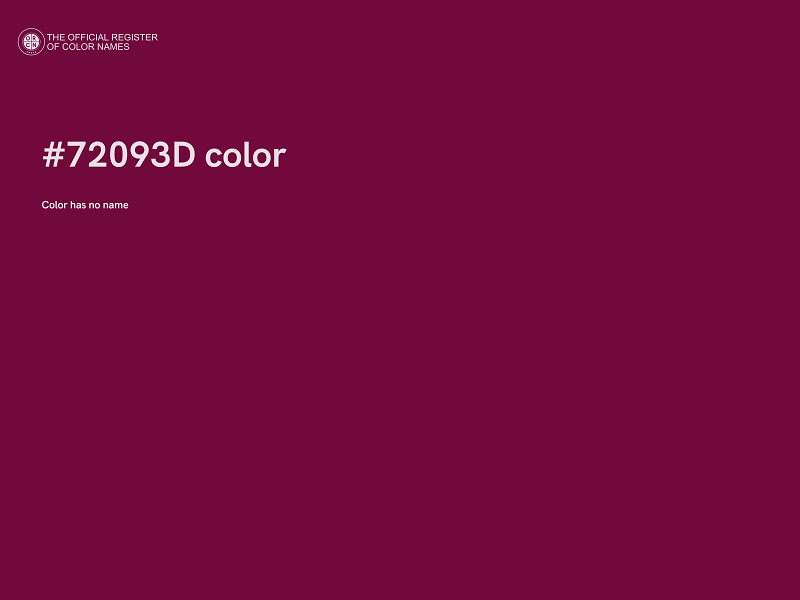 #72093D color image