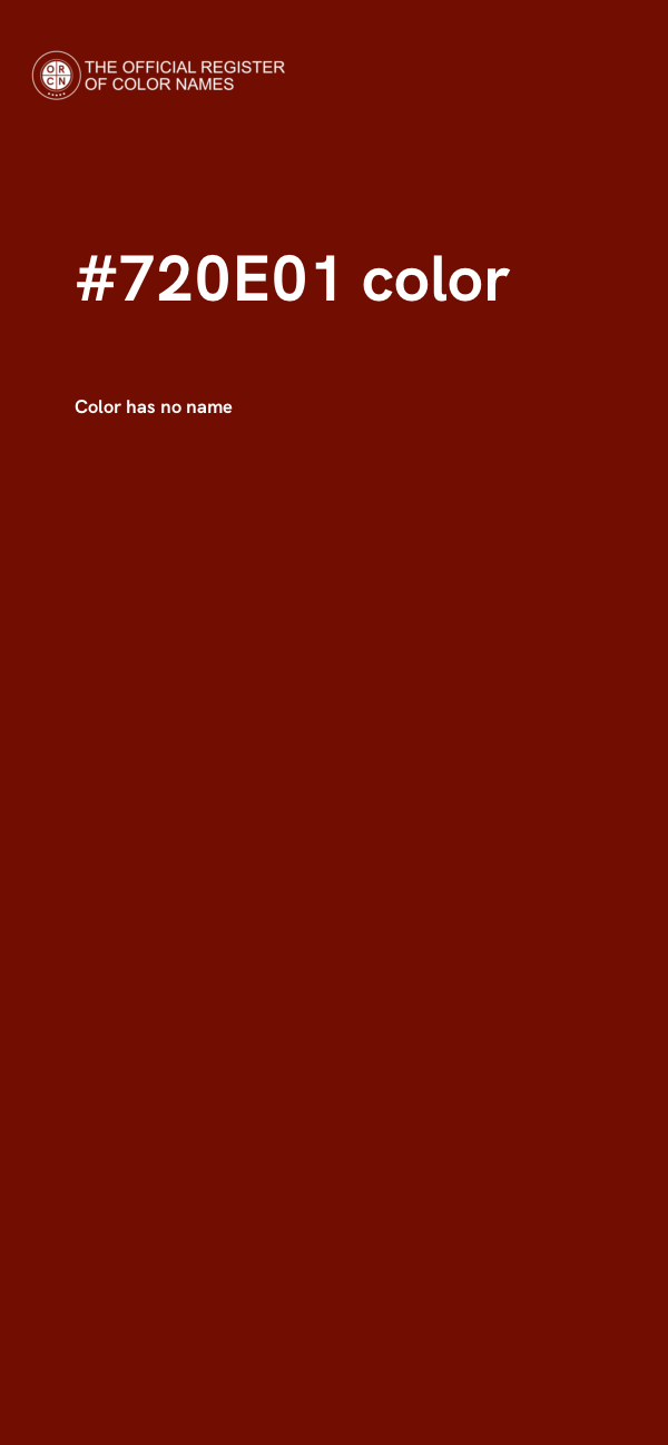 #720E01 color image