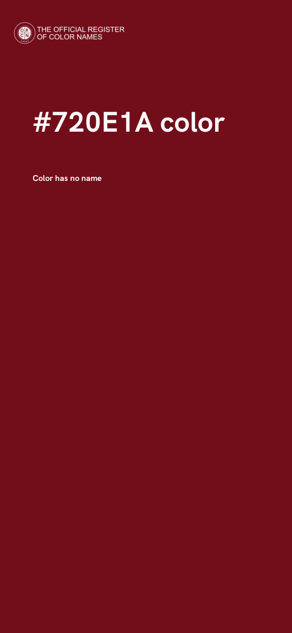 #720E1A color image