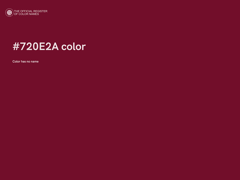 #720E2A color image