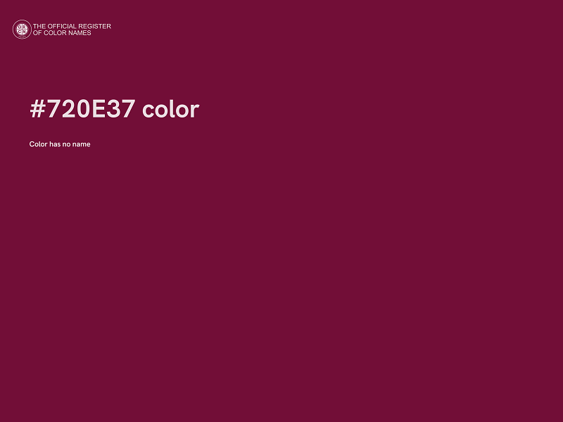 #720E37 color image