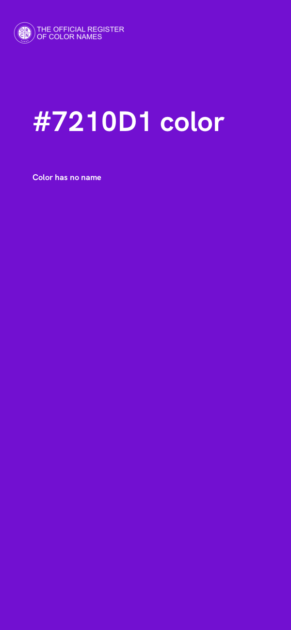 #7210D1 color image