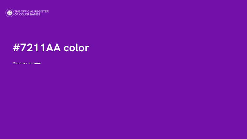 #7211AA color image
