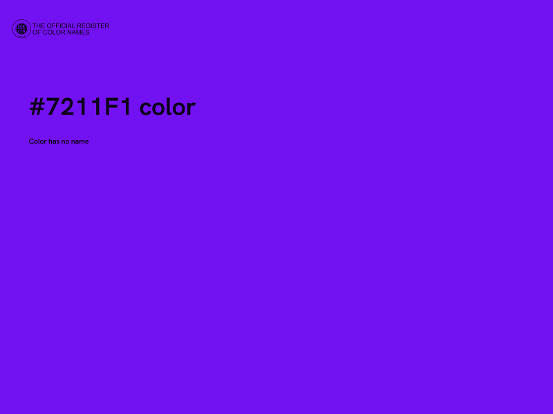 #7211F1 color image