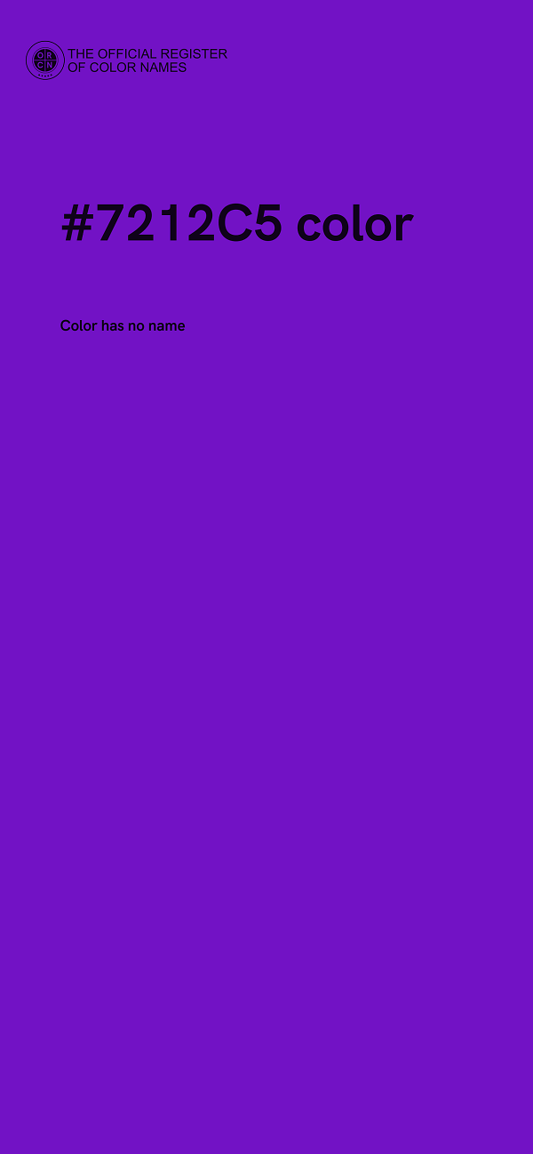 #7212C5 color image