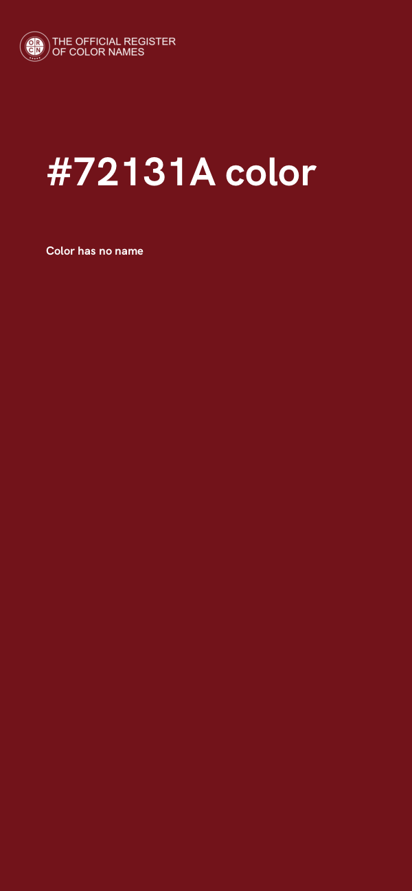 #72131A color image