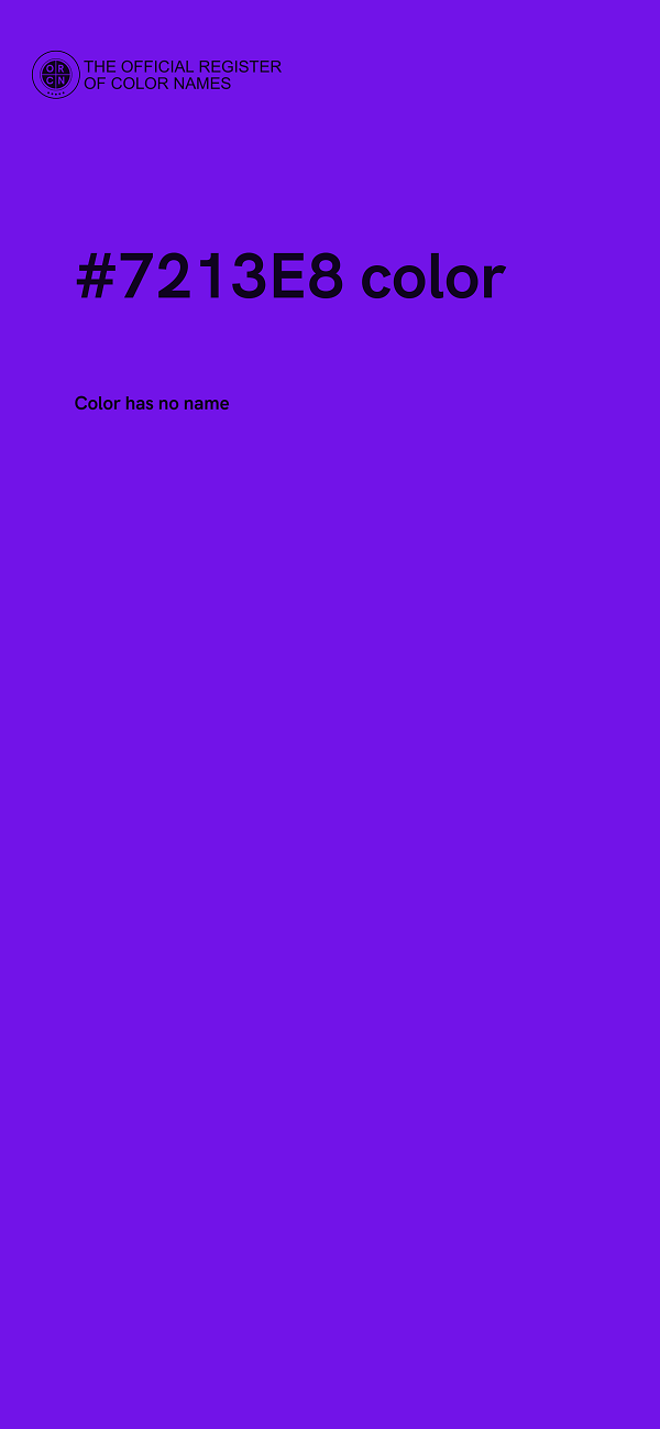 #7213E8 color image