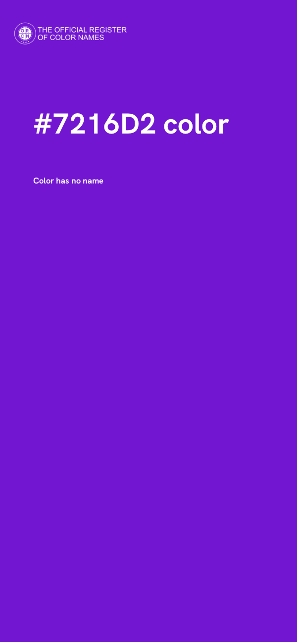#7216D2 color image