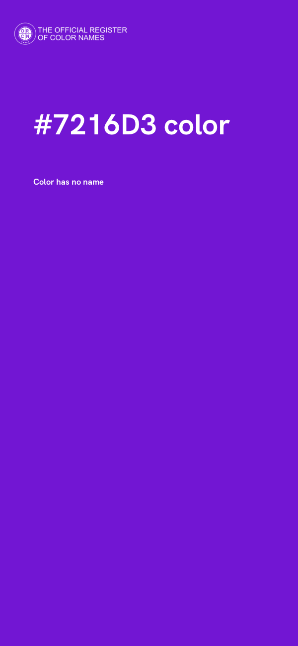 #7216D3 color image