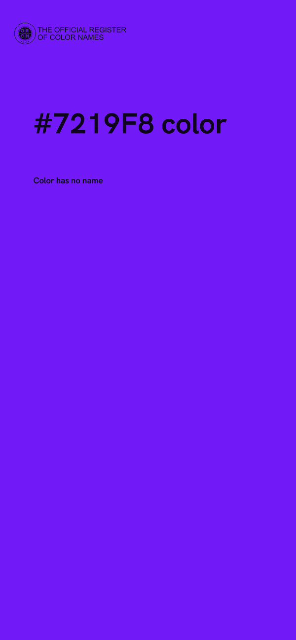 #7219F8 color image