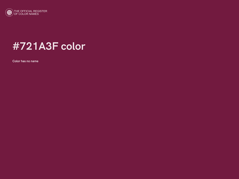 #721A3F color image