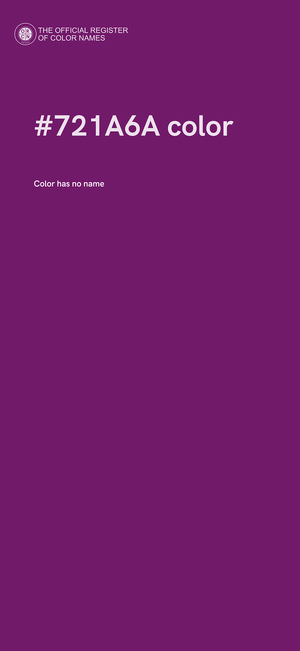 #721A6A color image
