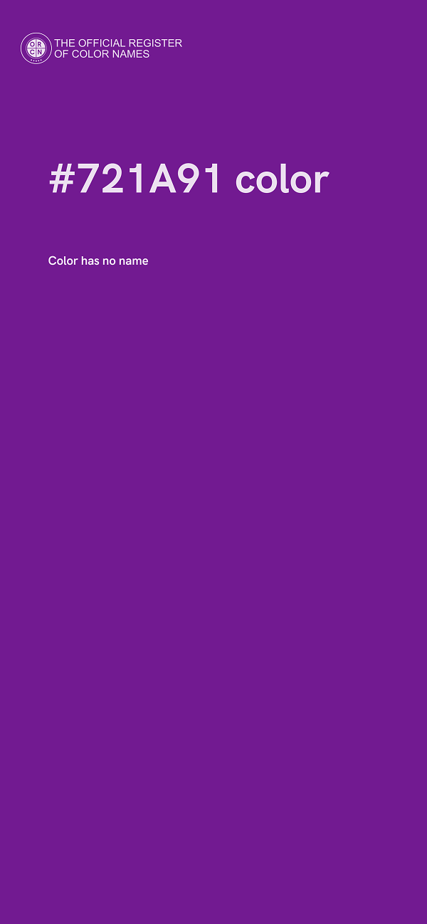 #721A91 color image