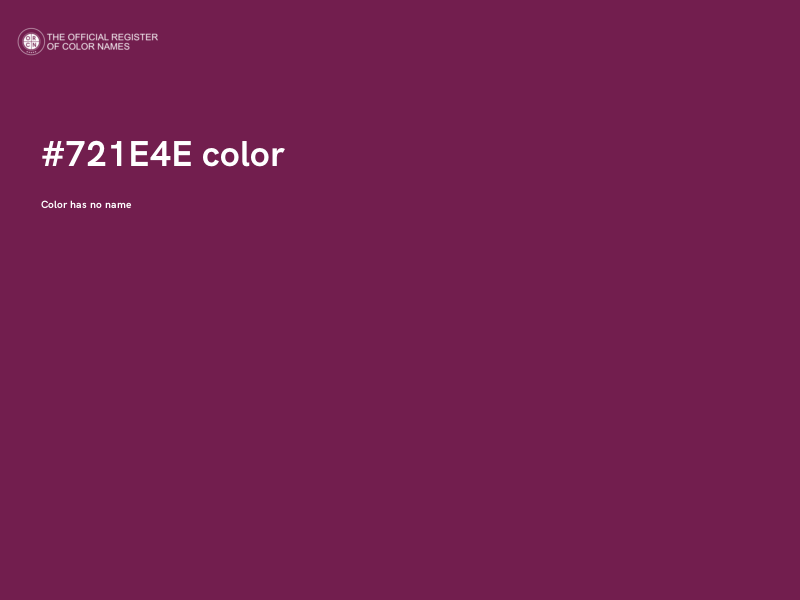 #721E4E color image