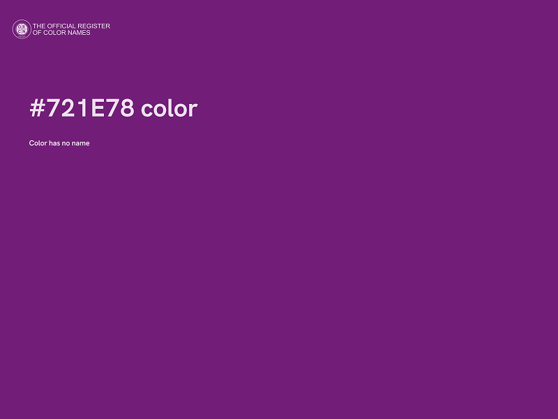 #721E78 color image