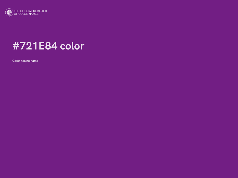 #721E84 color image