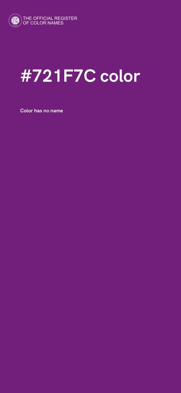 #721F7C color image