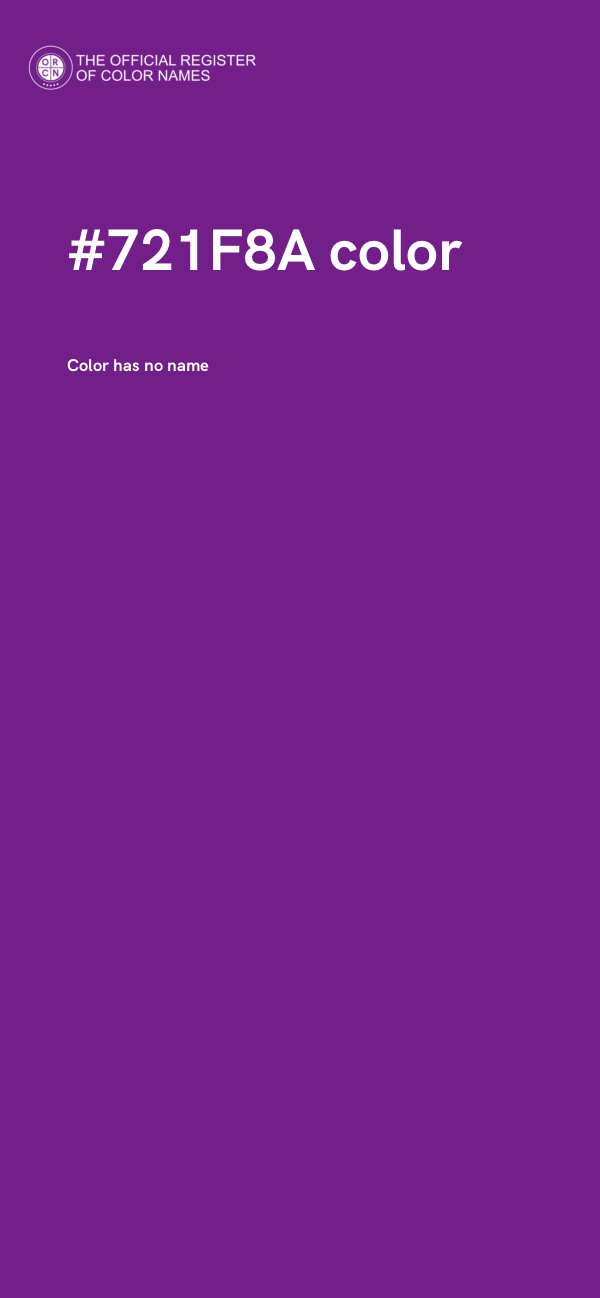 #721F8A color image