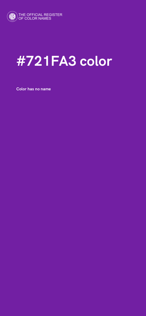#721FA3 color image