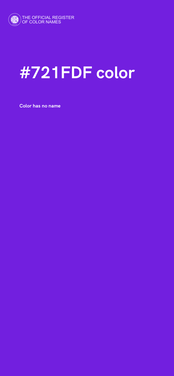 #721FDF color image