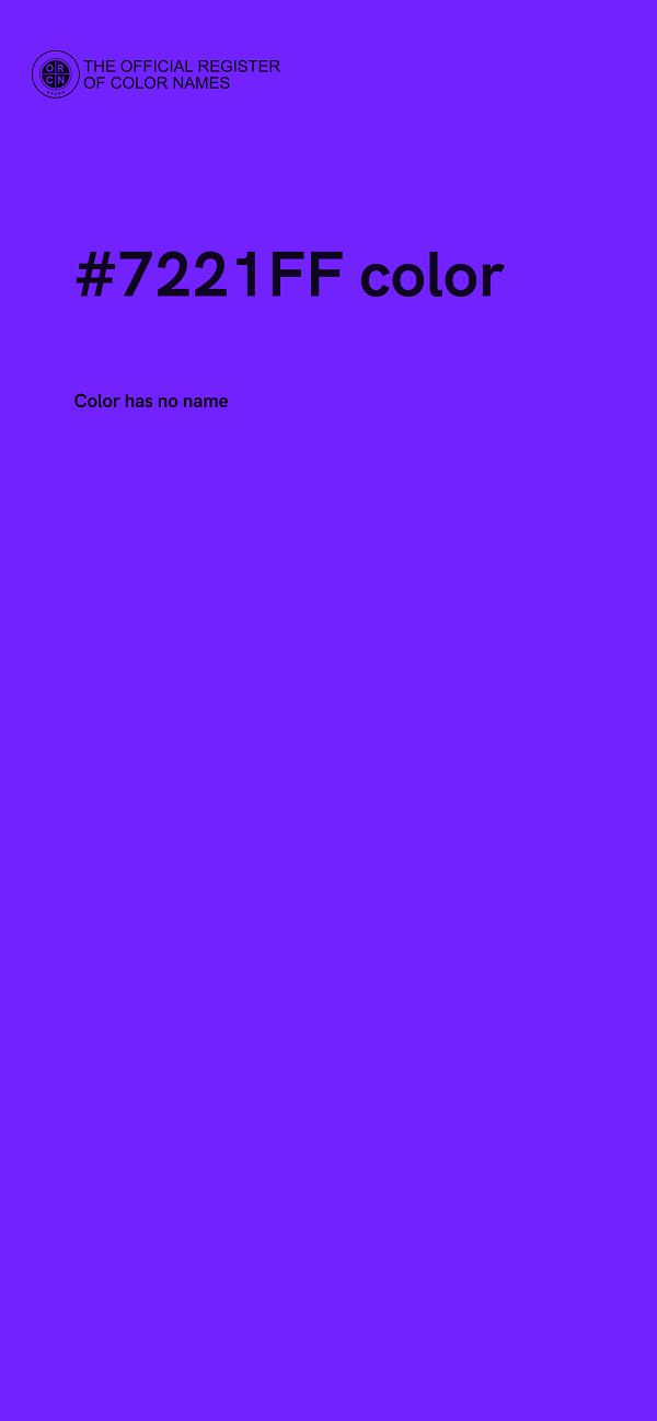 #7221FF color image