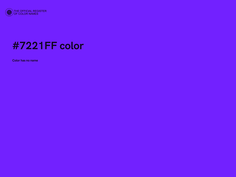#7221FF color image