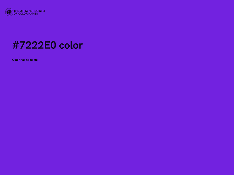 #7222E0 color image