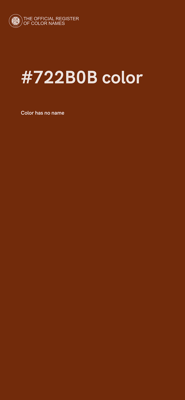 #722B0B color image